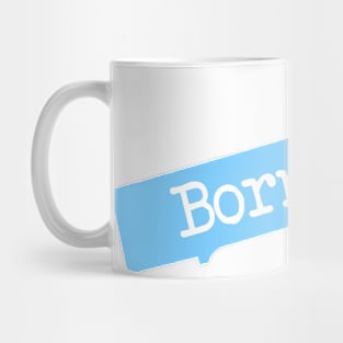 Massachusetts Born MA Blue Mug